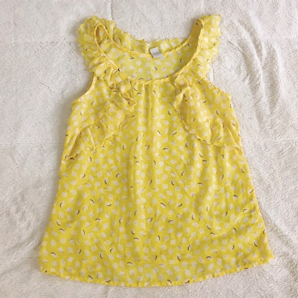Sheer Old Navy top southern Belle ruffle tank top semi formal